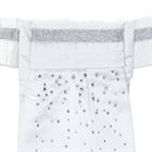 Plastron QGlamour Quur Weiß-Silber