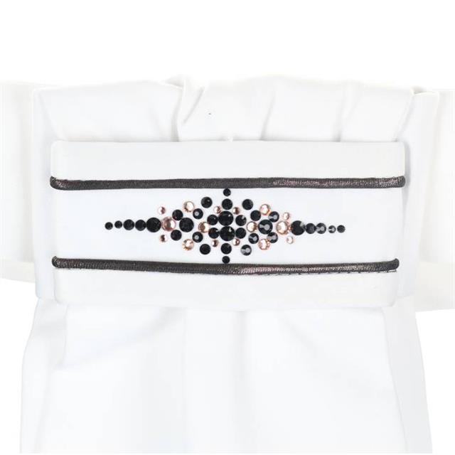 Plastron QIsabeau QUUR Schwarz-weiß/n