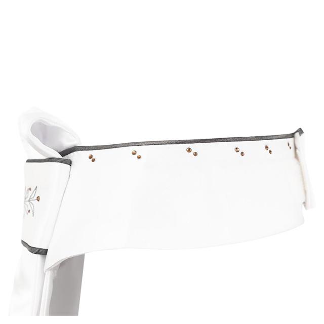 Plastron Sophisticated C-Wear Anky Weiß-Grau