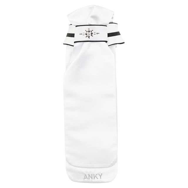 Plastron Stone-Deluxe Anky Weiß-Black