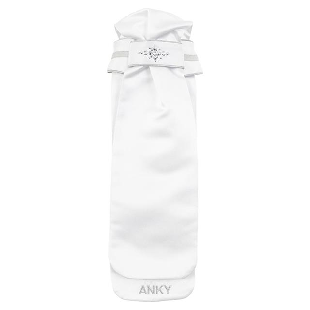 Plastron Stone-Deluxe Anky Weiß-Silber