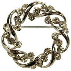 Plastronnadel Charm BR Silber