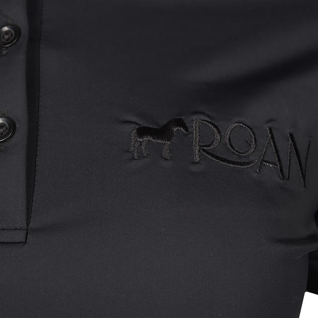 Poloshirt Cycle One Roan Schwarz