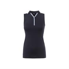 Poloshirt Fleur Ärmellos Cavallo Dunkelblau
