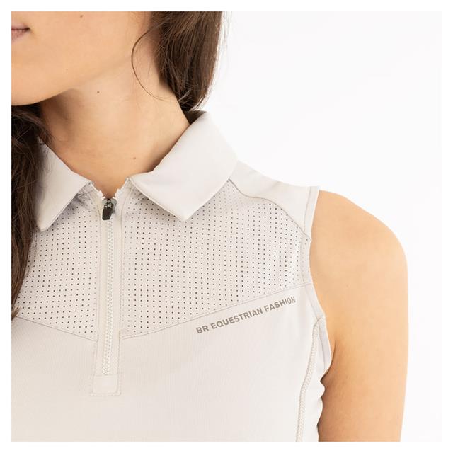 Poloshirt Isa ärmellos BR Beige