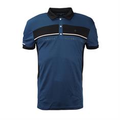 Poloshirt Kai Kids QHP Schwarz-Blau