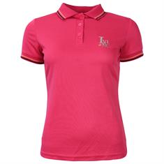 Poloshirt LVRumor La Valencio Dunkelpink