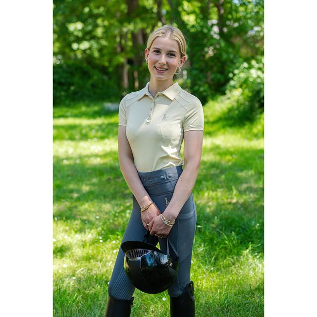 Poloshirt LVVamp La Valencio Hellgelb
