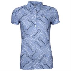 Poloshirt Motif Ariat Blau