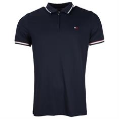 Poloshirt Performance Zip Men Tommy Hilfiger Dunkelblau