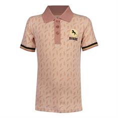 Poloshirt Venice Kids Red Horse Rosa