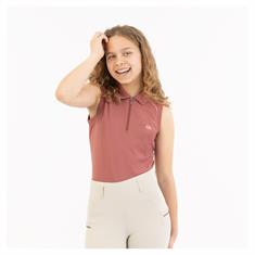 Poloshirt Ärmellos Ilona Kinder BR Hellrot