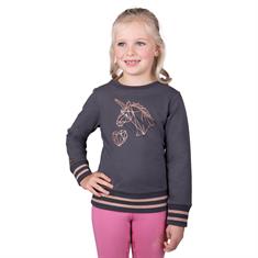 Pullover Didy Kids QHP Dunkelgrau