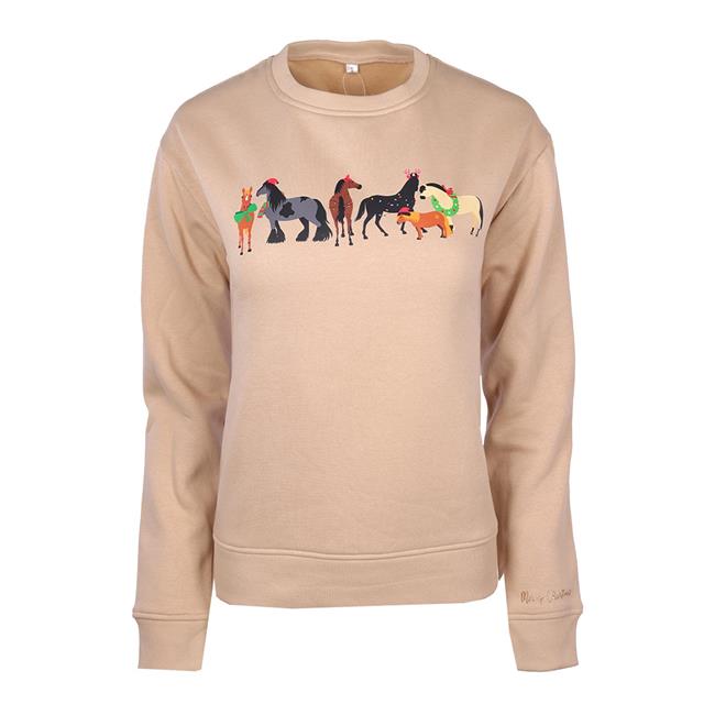 Pullover EJChristmas Vibe Epplejeck Beige