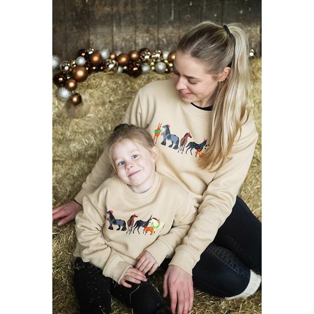 Pullover EJChristmas Vibe Epplejeck Beige