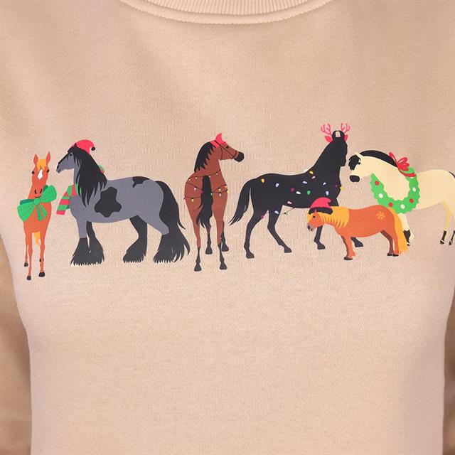 Pullover EJChristmas Vibe Kinder Epplejeck Beige