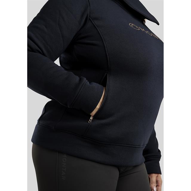 Pullover Naja Roségold Montar Dunkelblau