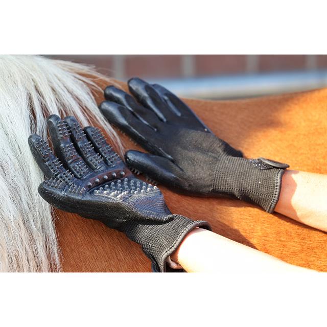 Putzhandschuhe Scrub HORSEGEAR Schwarz