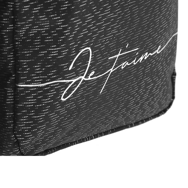 Putztasche Je t'aime Equithème Schwarz