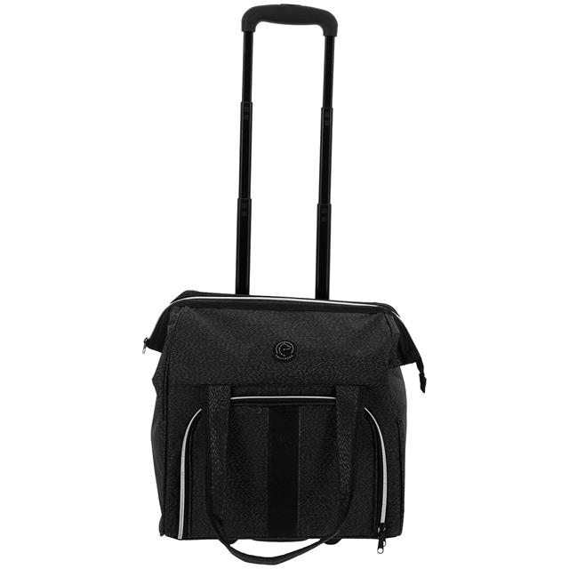 Putztasche mit Rollen Equithème Schwarz