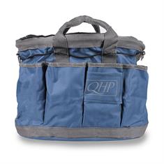 Putztasche QHP Dunkelblau-Grau