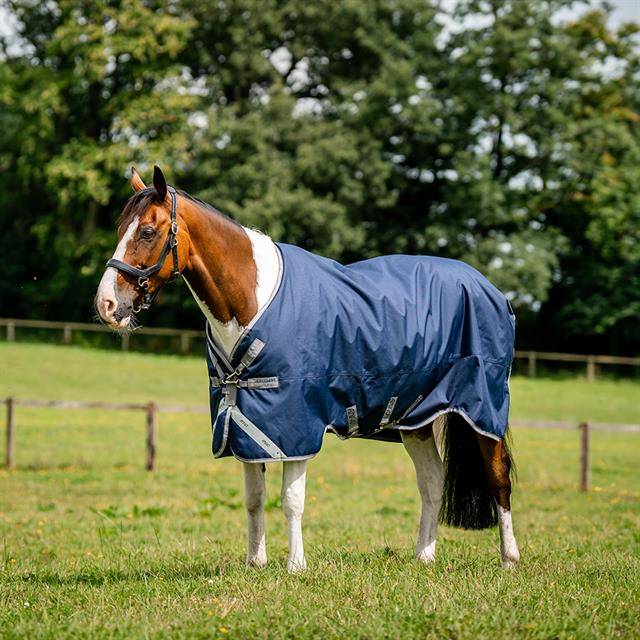Regendecke Horseware Amigo 1200D XL 0g Dunkelblau-Grau