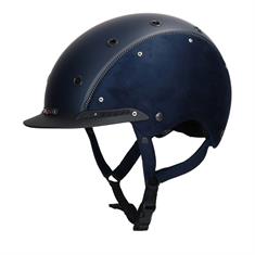 Reithelm Champ-3 Nubuk Casco Dunkelblau
