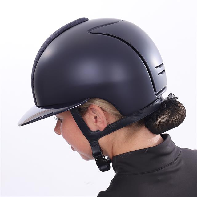 Reithelm Cromo 2.0 Textil Polo Star Vorderseite KEP Italia Dunkelblau