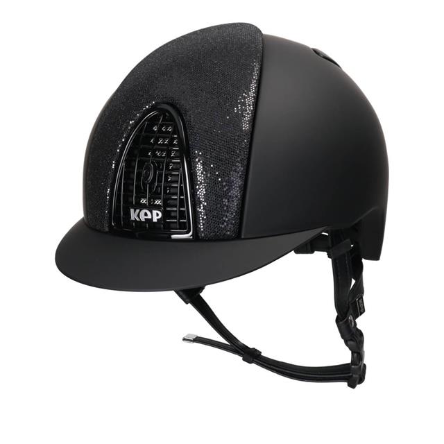 Reithelm Cromo Textile Glitter Schwarz KEP Italia Schwarz