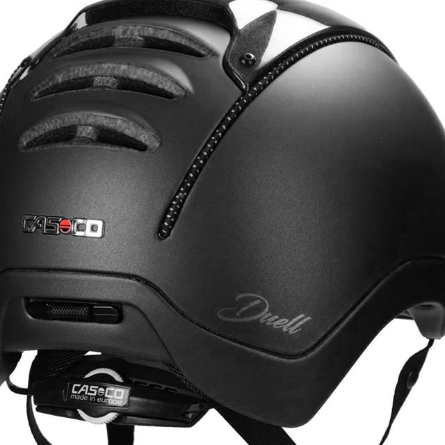 Reithelm Duell Casco Schwarz