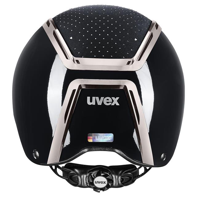 Reithelm Exxeed Glow uvex Schwarz-Schwarz