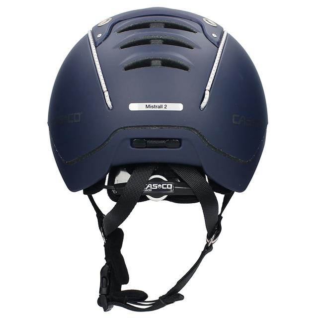 Reithelm Mistrall II VG1 Casco Dunkelblau