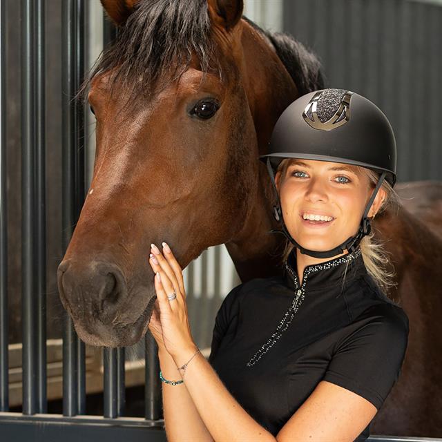 Reithelm Pro F1 Matt Sprakle Harry's Horse Schwarz-Schwarz