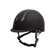 Reithelm Pro F1 Micro Suede Harry's Horse Schwarz