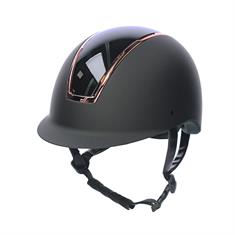 Reithelm Regal Glossy Harry's Horse Schwarz-Gold
