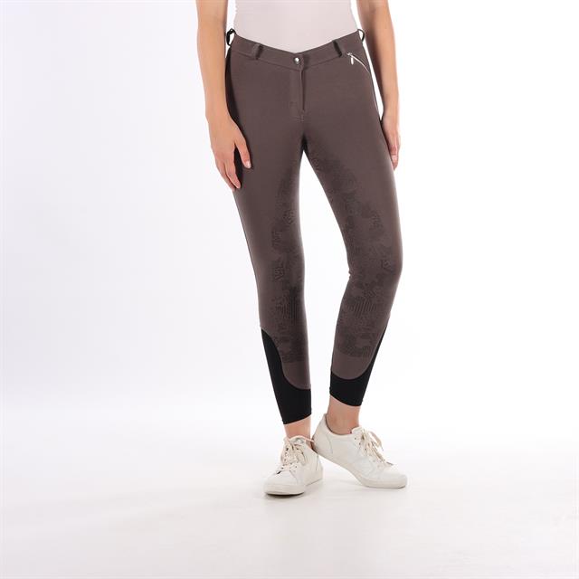 Reithose Basic Vollbesatz Silikon Barato Grau