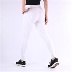 Reithose Beijing Kniebesatz Leder Harry's Horse Weiß