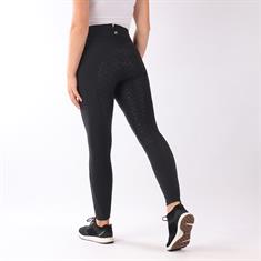 Reithose Billi Softshell Vollbesatz Silikon Montar Schwarz