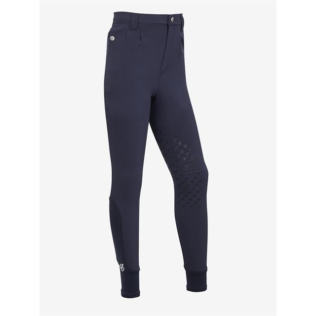 Reithose Boys Kniebesatz Silikon LeMieux Dunkelblau