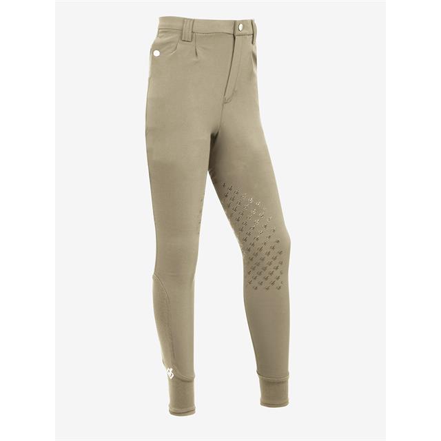 Reithose Boys Kniebesatz Silikon LeMieux Hellbraun