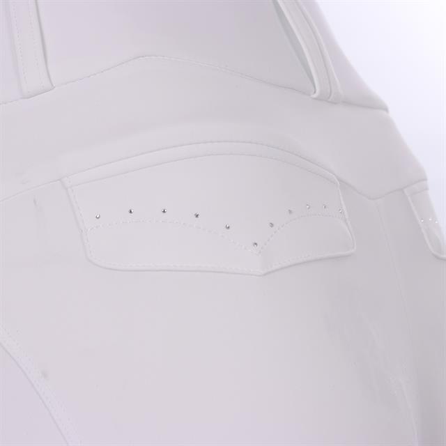 Reithose CAVALCandera Vollbesatz Silikon Cavallo Weiß