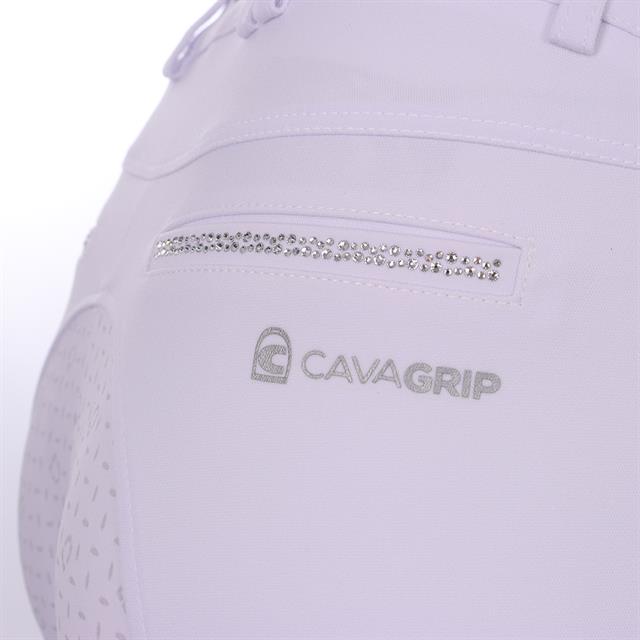 Reithose CAVALCeline X Vollbesatz Silikon Cavallo Weiß