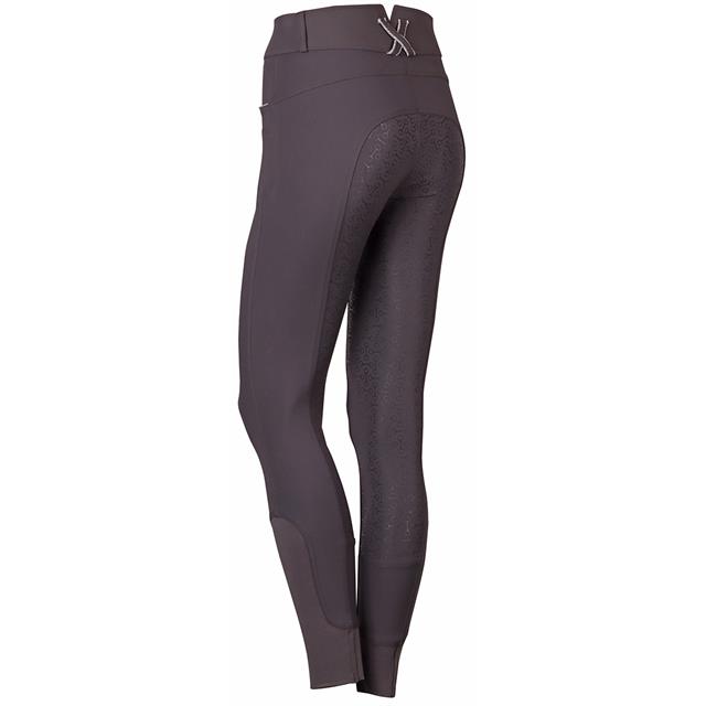 Reithose Denici Cavalli Shadow Vollbesatz Silikon Harry's Horse Dunkelgrau