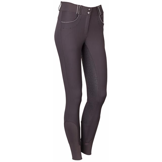Reithose Denici Cavalli Shadow Vollbesatz Silikon Harry's Horse Dunkelgrau