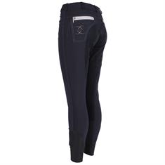 Reithose EJyucatan Vollbesatz Leder Epplejeck Dunkelblau-Blau