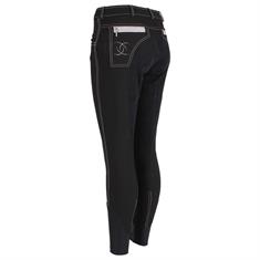 Reithose EJyucatan Vollbesatz Leder Epplejeck Schwarz