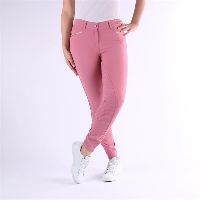 Reithose El Capone Vollbesatz Silikon Imperial Riding Dunkelrosa