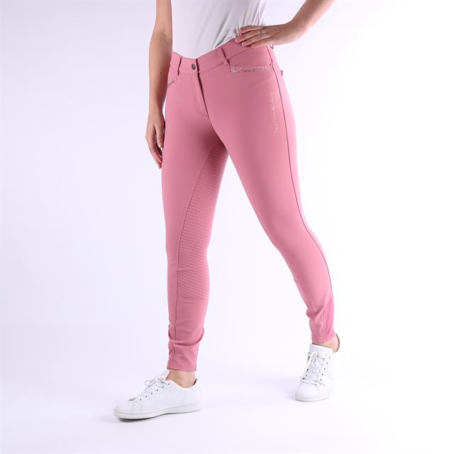 Reithose El Capone Vollbesatz Silikon Imperial Riding Dunkelrosa
