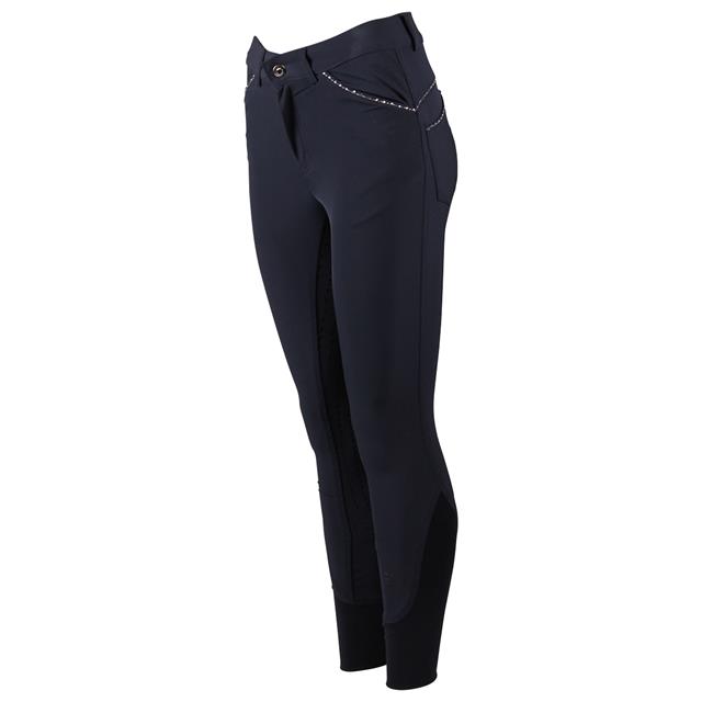 Reithose Elodie Diamond Kids Vollbesatz Silikon Easy Rider Dunkelblau