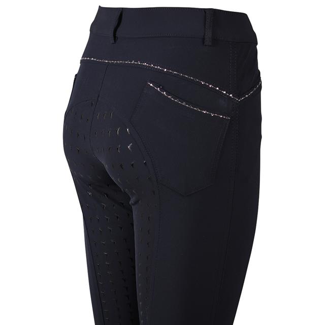 Reithose Elodie Diamond Kids Vollbesatz Silikon Easy Rider Dunkelblau